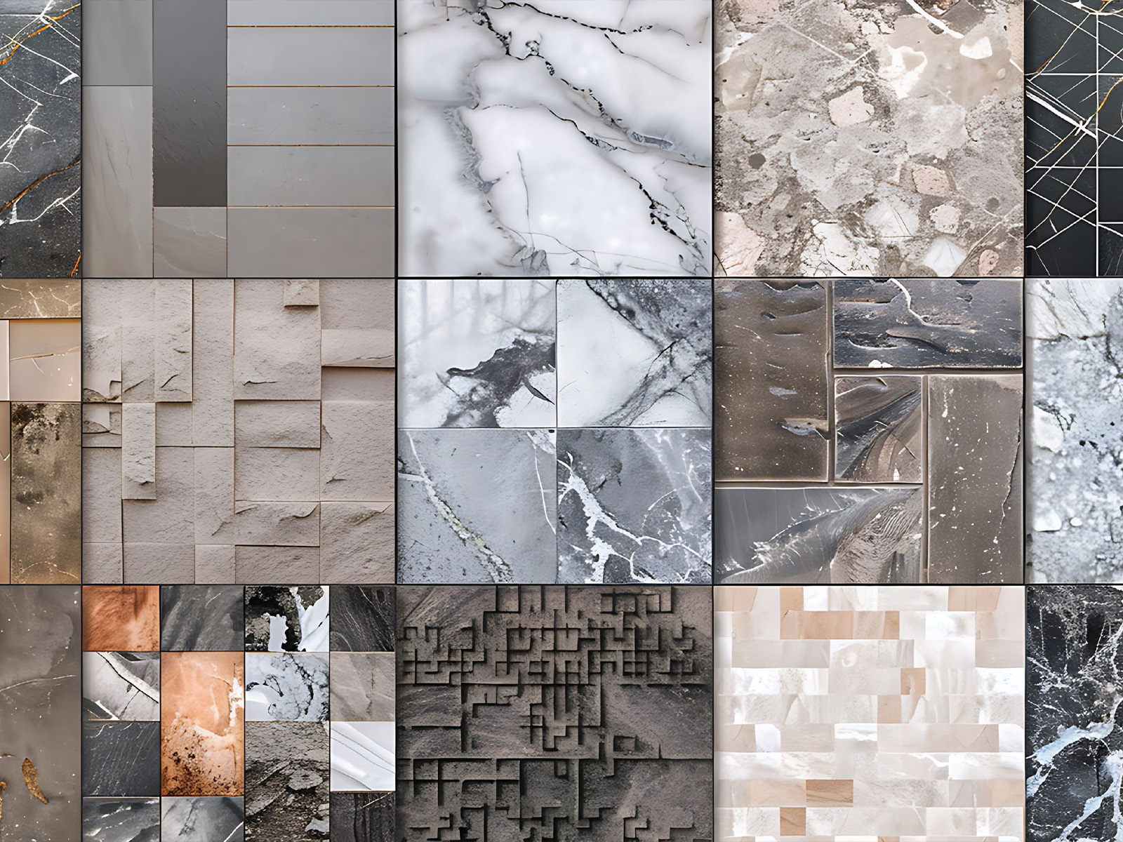Floor & wall tiling (ceramic, marble, stone)