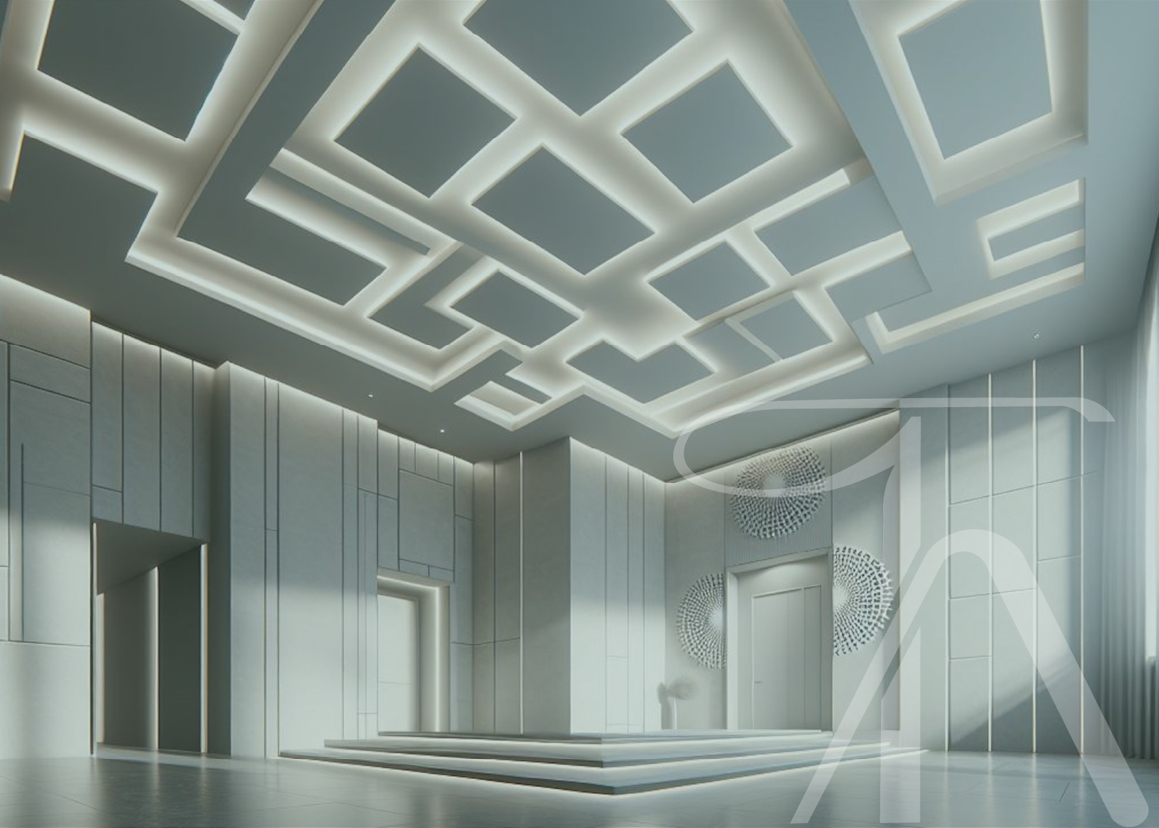 False Ceiling & Light Partition Installation